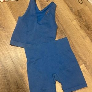 Blue ribbed Joy Lab Set